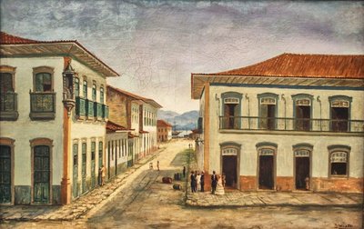 四隅 作： Benedito Calixto